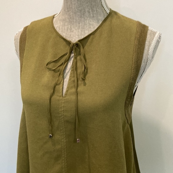 ZARA Green Sleeveless Flowy Top - Picture 7 of 14